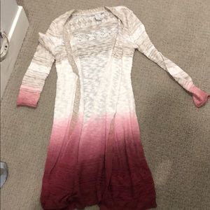 american rag ombré long sweater